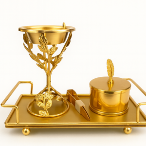 Service Décoratif Luxe Or – Élégance pour Votre Intérieur